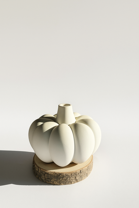 Vaso Zucca in Polvere di Ceramica
