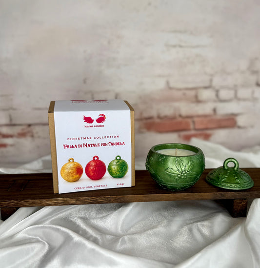 Palla di Natale con Candela formato 110gr