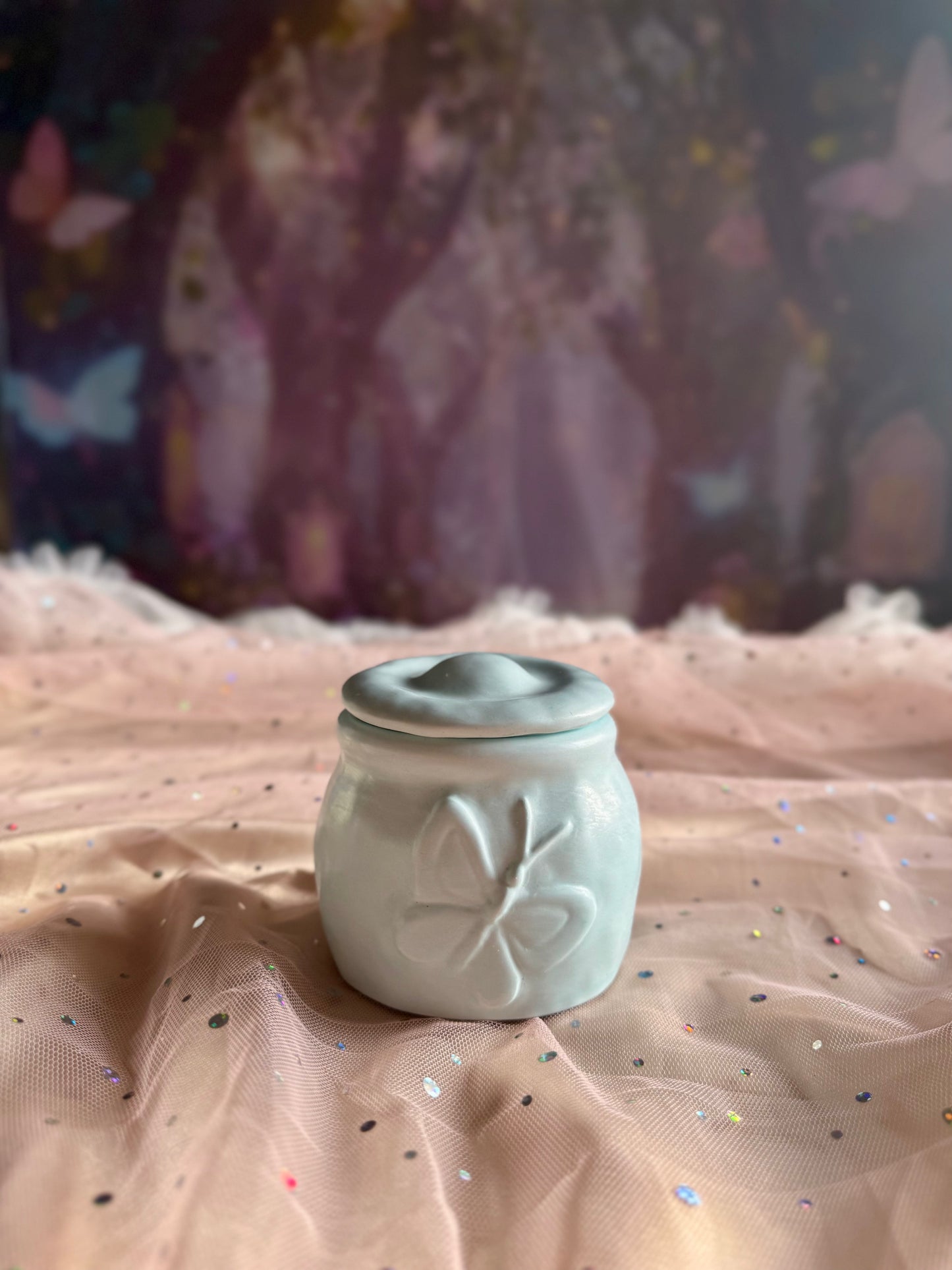 Contenitore Farfalla in Ceramica