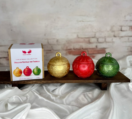 Palla di Natale con Candela formato 110gr