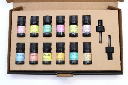 Set Oli Essenziali Aromaterapia - TOP 12